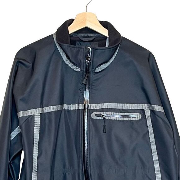 Caterpillar black fleece lined weatherproof jacket size L - Picture 3 of 16